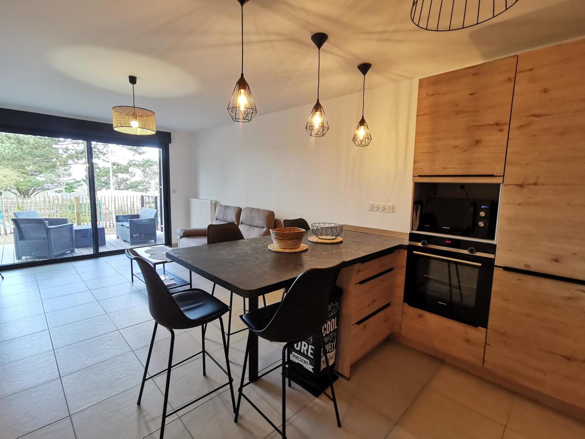 Apartmán Les Ganivelles Donville-les-Bains Exteriér fotografie