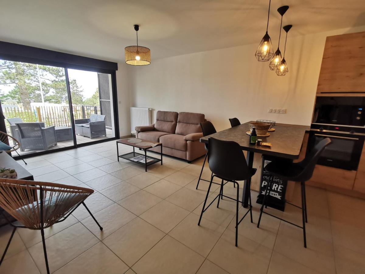Apartmán Les Ganivelles Donville-les-Bains Exteriér fotografie